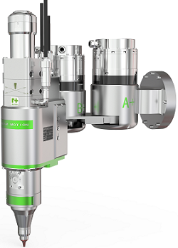 GF101+GF120 – Лазерная головка для резки на роботе со встроенными осями Z, A, B (4 кВт)