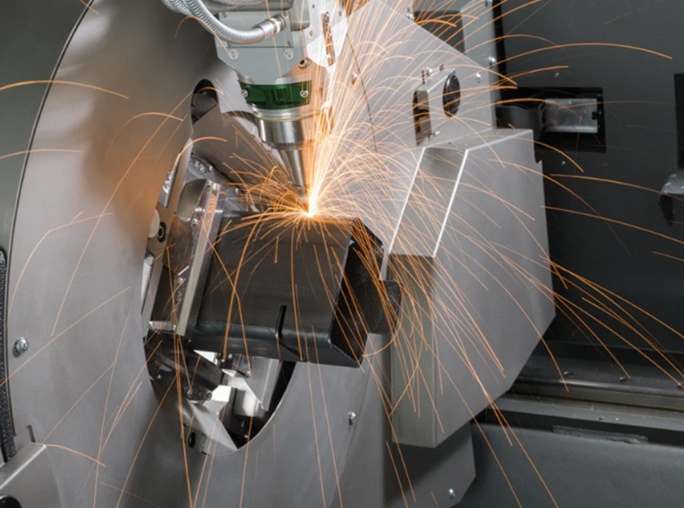 Схема лазерной резки и газового потока