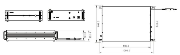 Высокомощный импульсный волоконный MOPA лазер MFPT-500M