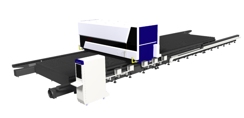 Станок для лазерной резки крупногогабаритного листового материала AT-15035R 60kW